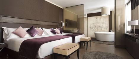 Suite (Penthouse) | Premium bedding, in-room safe, soundproofing, free cribs/infant beds