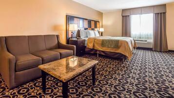 Suite, 1 King Bed, Non Smoking | Individually decorated, individually furnished, desk, iron/ironing board