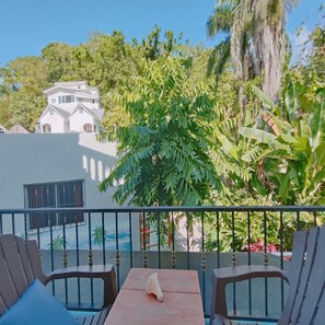 Family Condo, 2 Queen Beds, Mountain View, Annex Building | Balcony view - House Jardin Del Caribe (Las Terrenas)