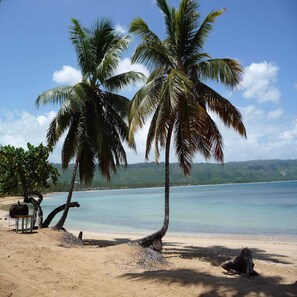 Playa en los alrededores y playa de arena blanca