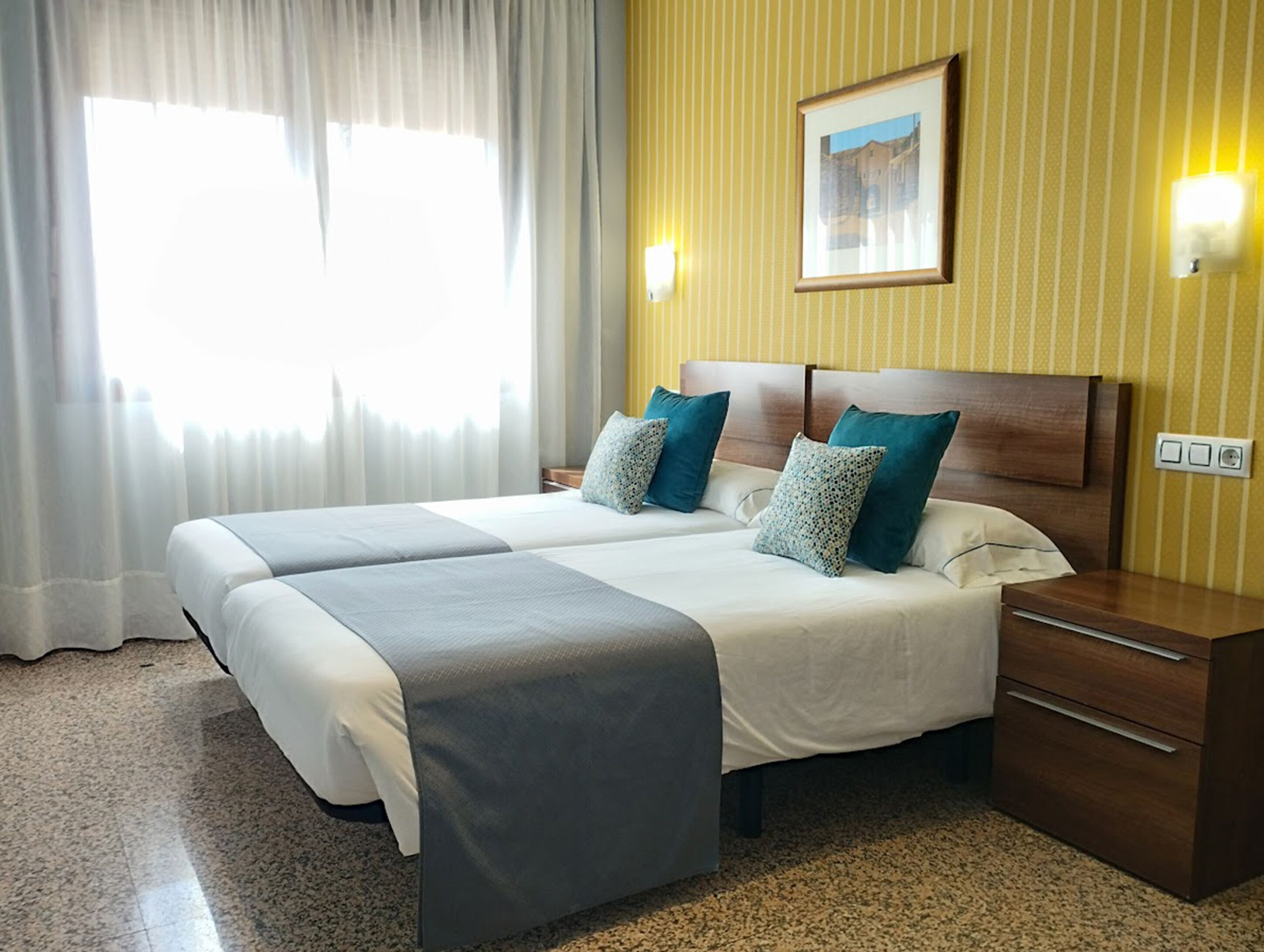 standard double or twin room | 2 bedrooms, blackout curtains, iron/ironing board, free wifi