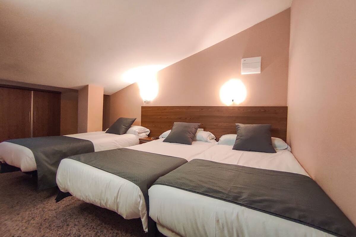 economy quadruple room, 2 bedrooms | 2 bedrooms, blackout curtains, iron/ironing board, free wifi