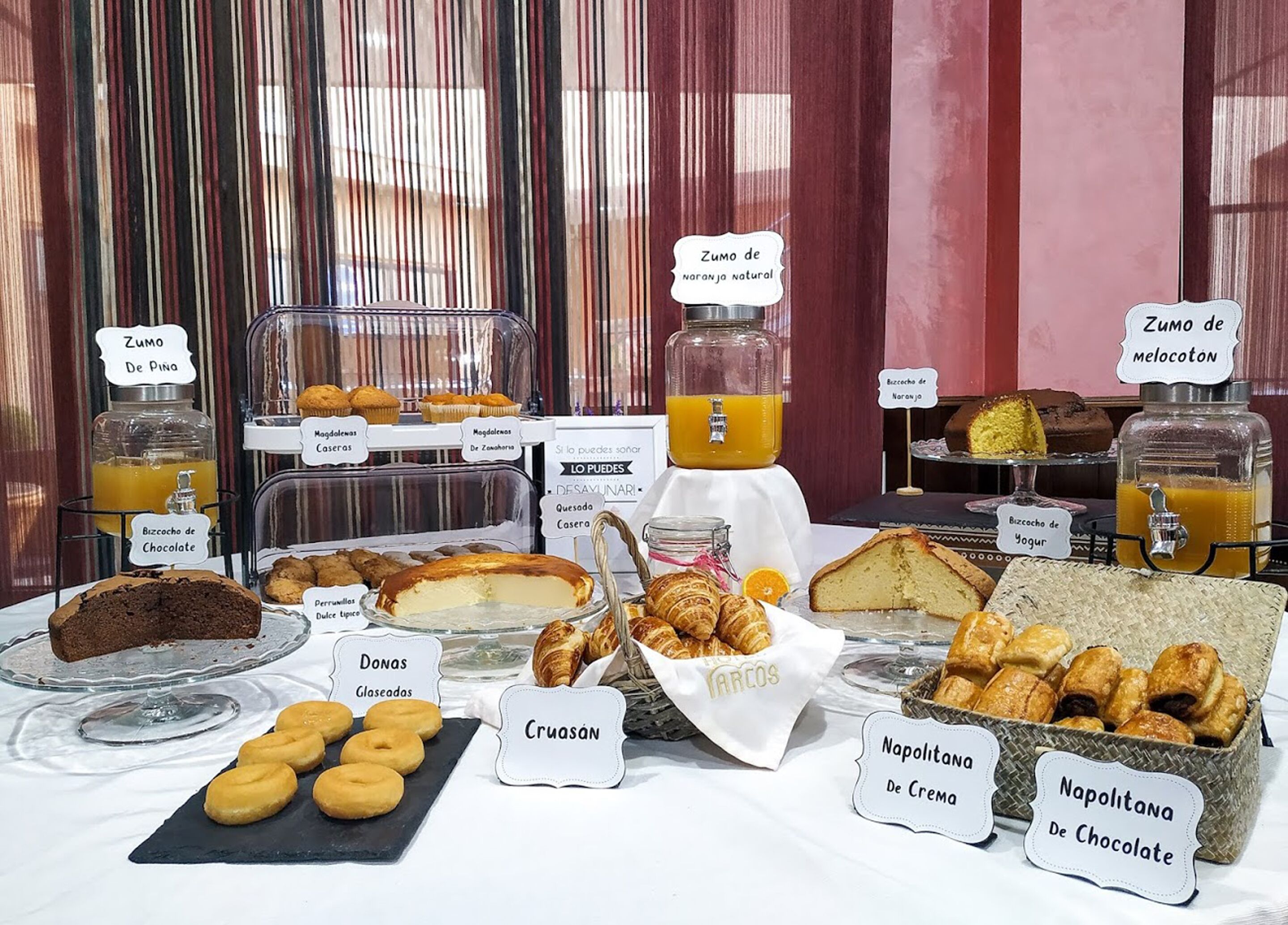 daily buffet breakfast (eur 7.90 per person)