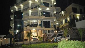 Front of property – evening/night