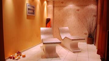 Body treatments, sports massages, body wraps, body scrubs