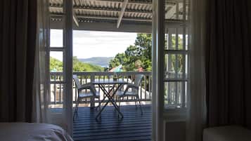 Comfort Room, 1 Bedroom (Standard Double (Ground Floor)) | Balcony view