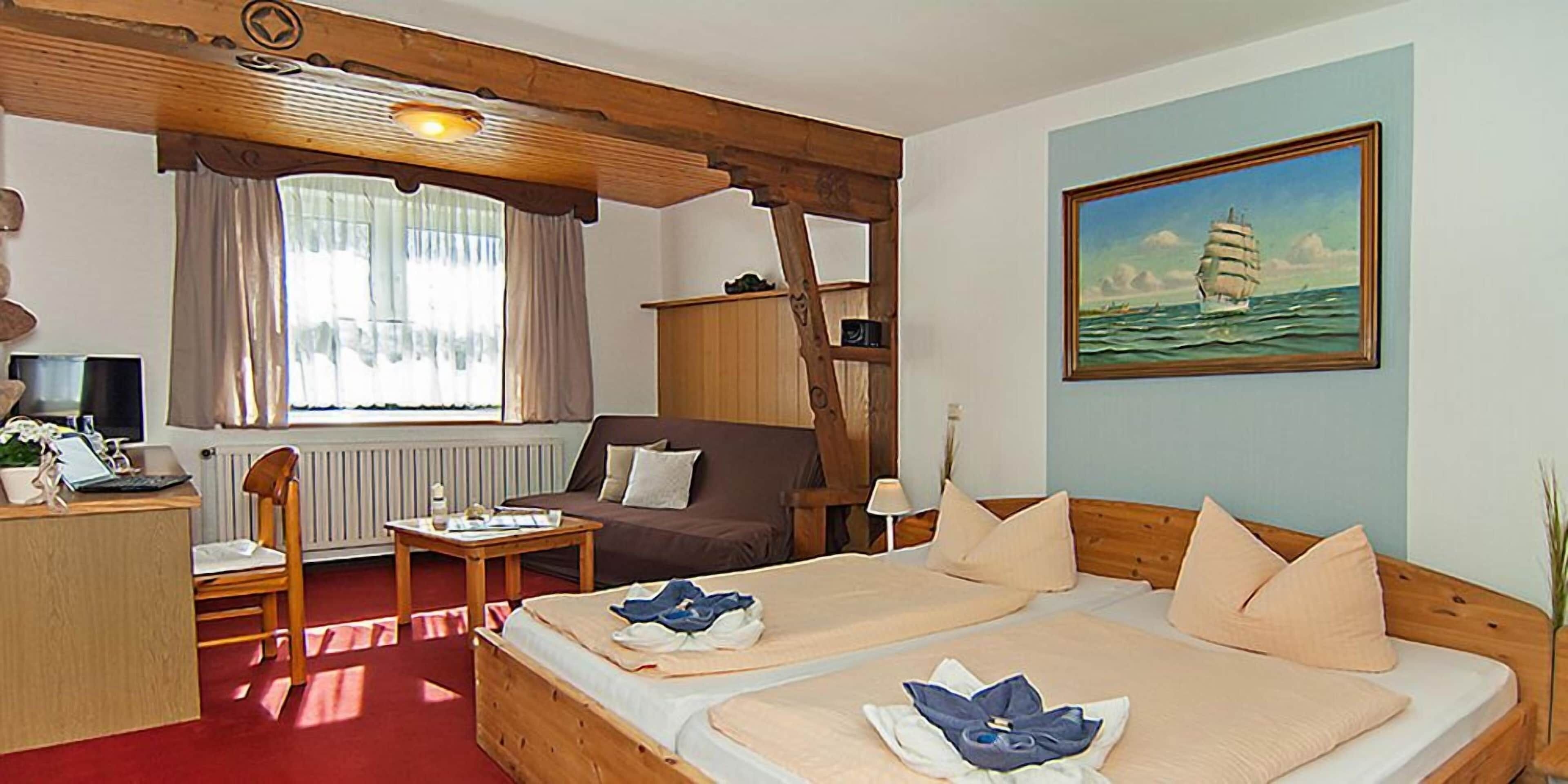 Hypo-allergenic bedding, individually furnished, desk, laptop workspace