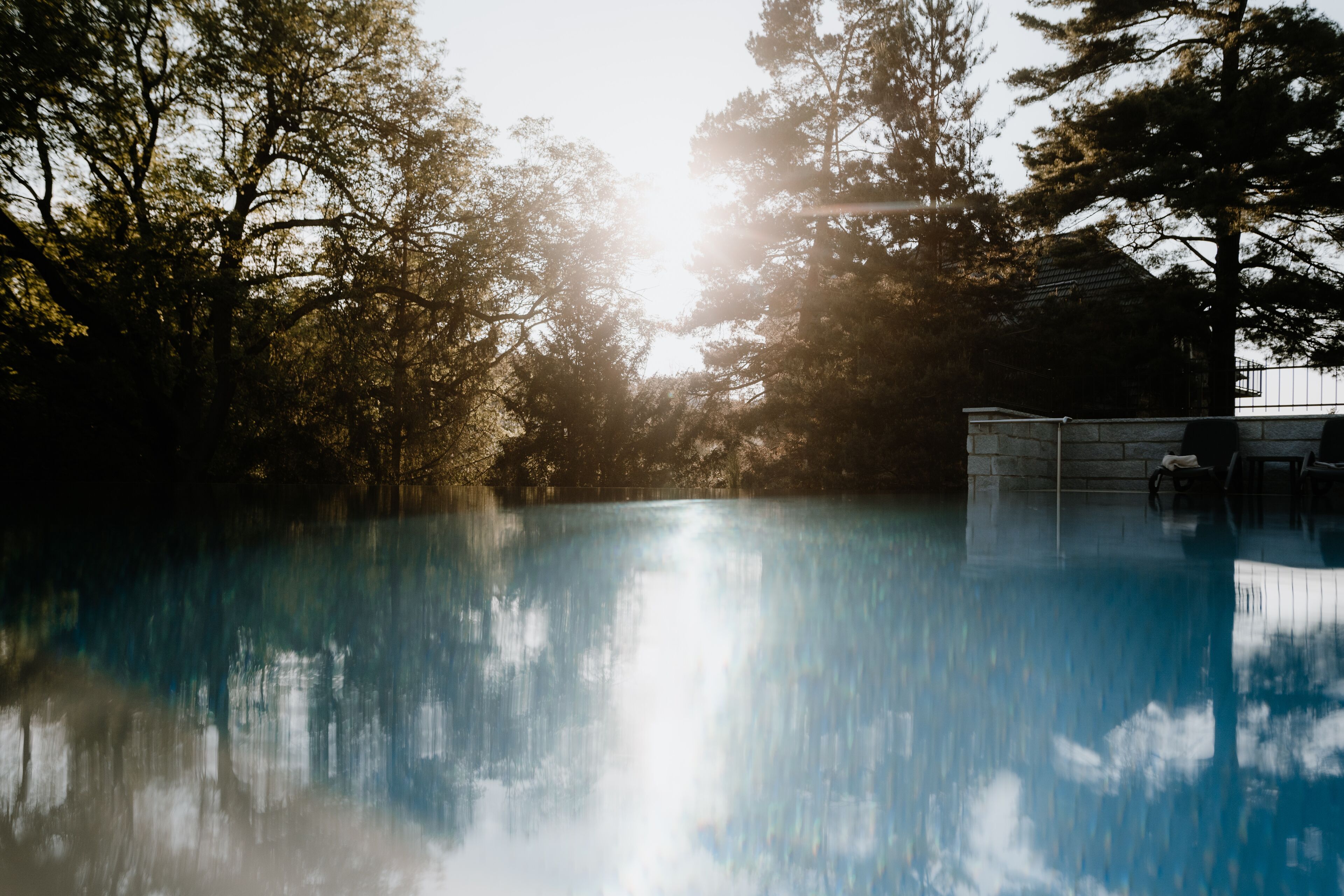 Seasonal outdoor pool