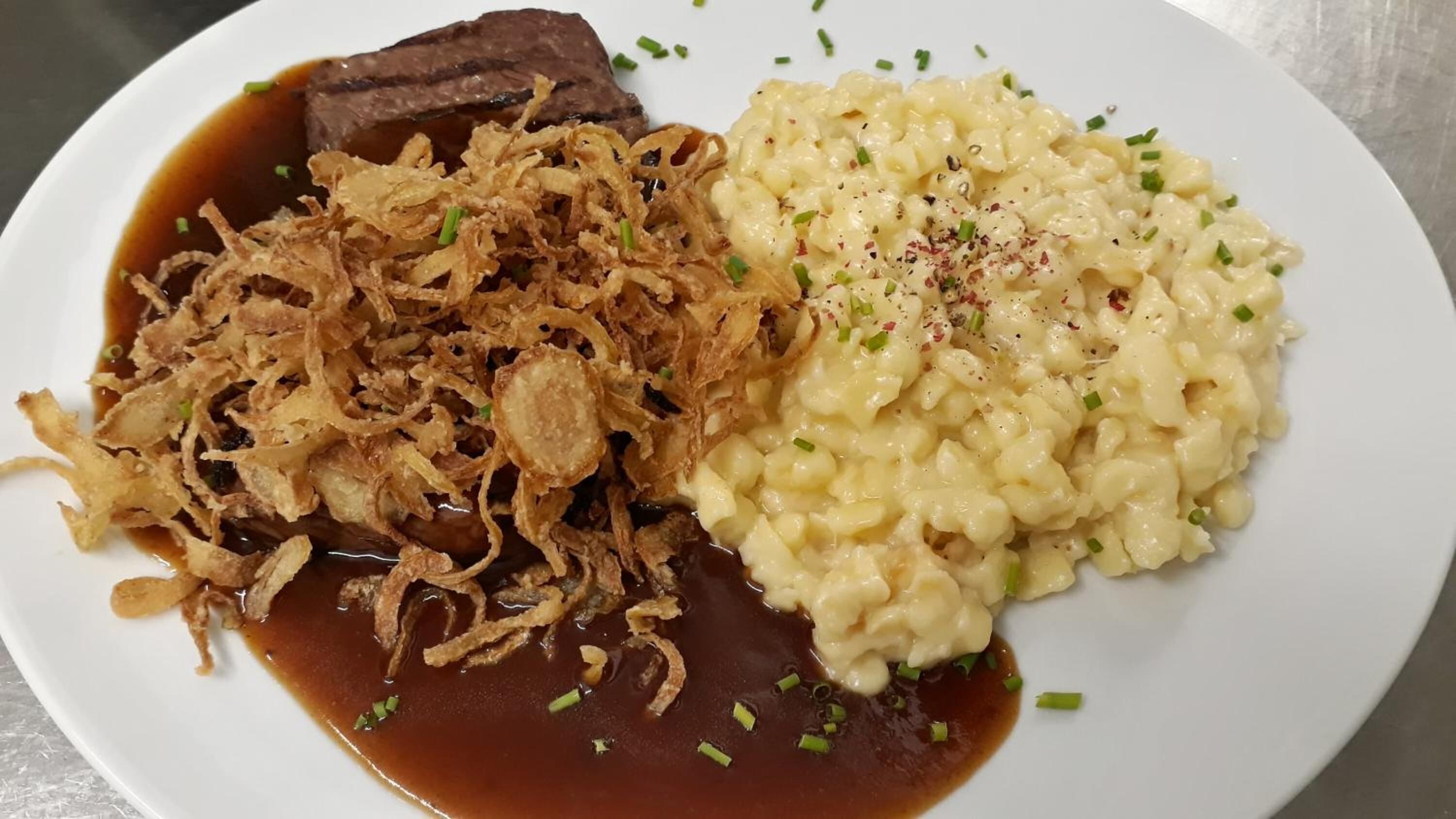 lunch and dinner served, local cuisine