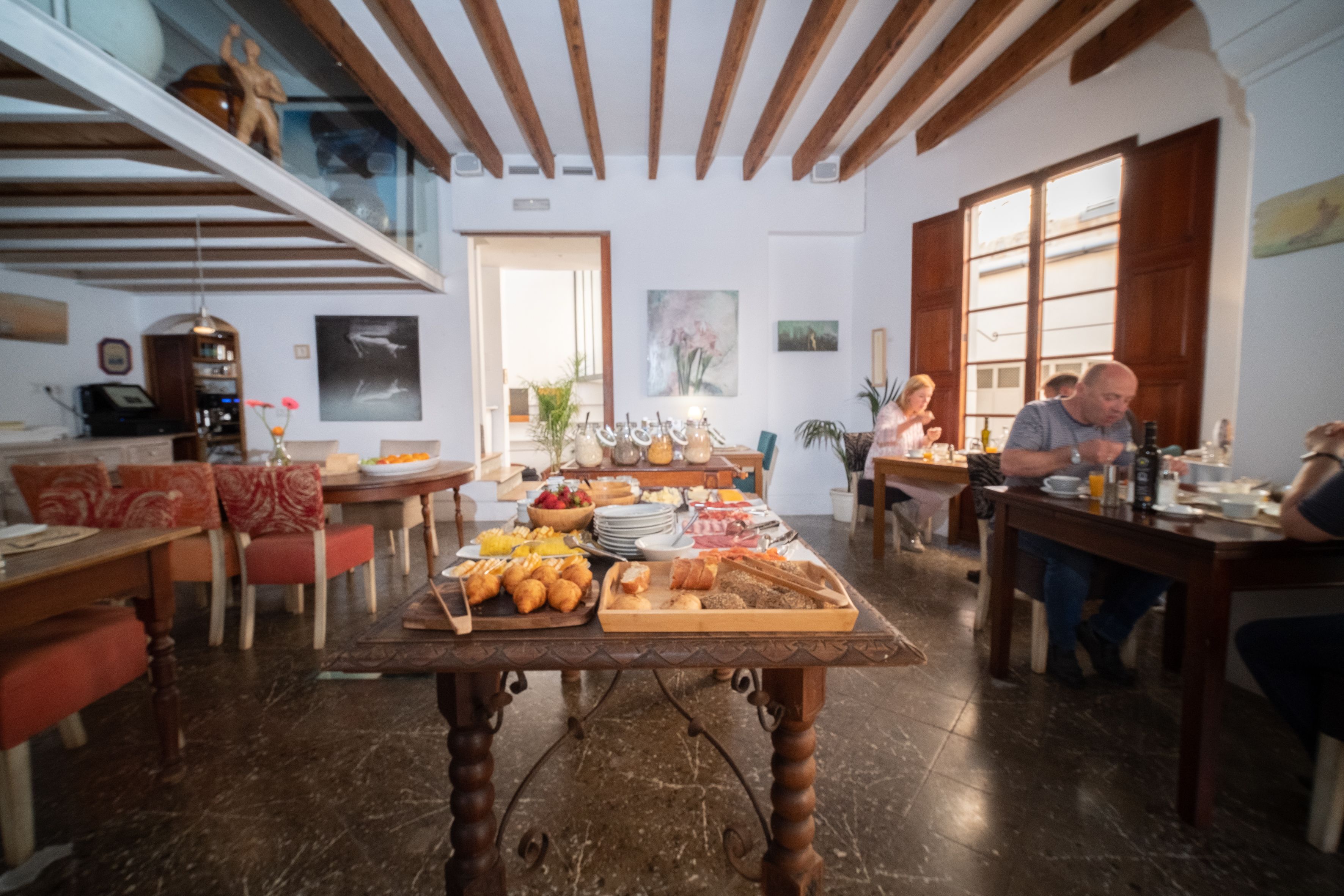 daily buffet breakfast (eur 10 per person)