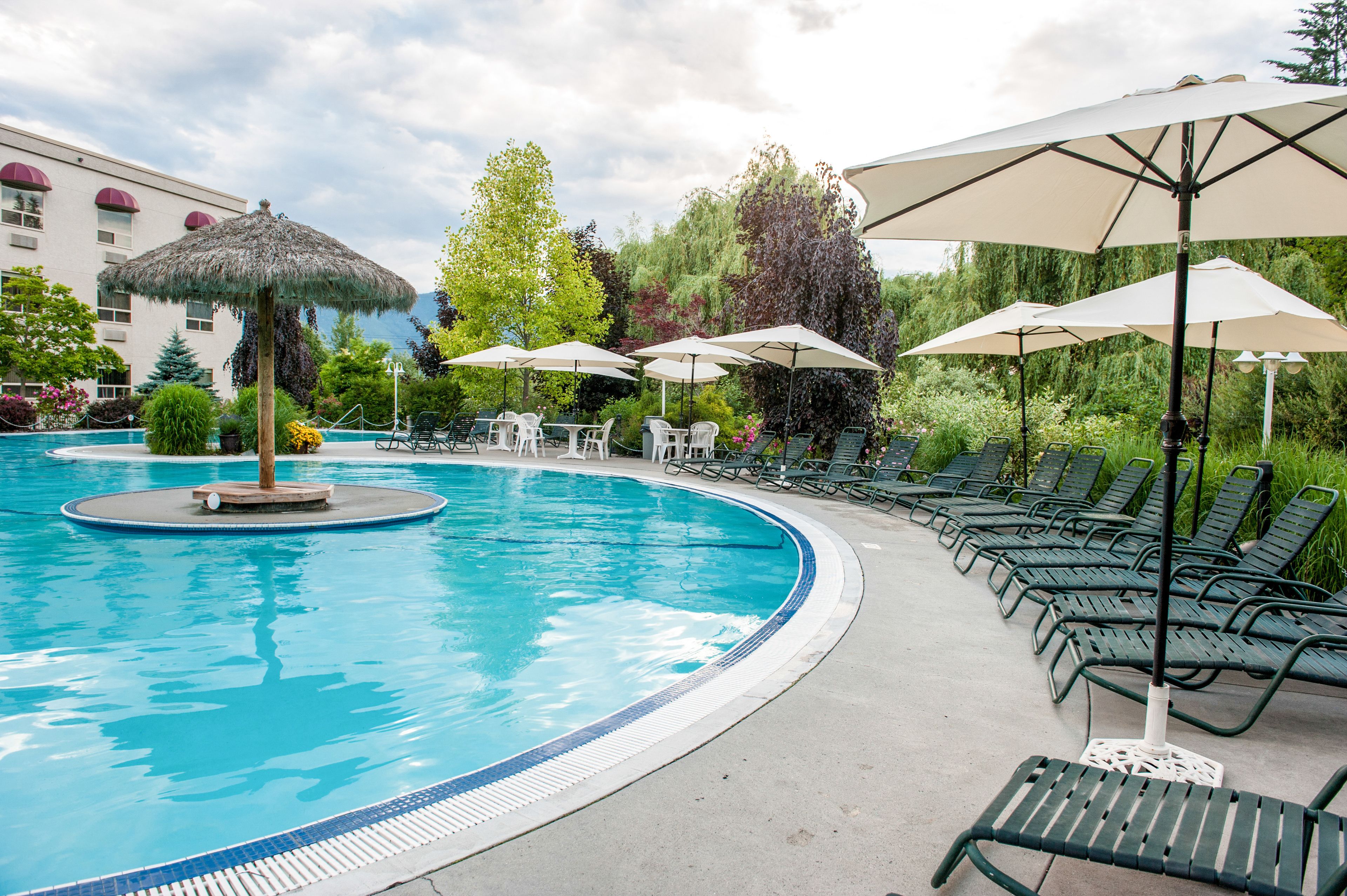 Piscina externa sazonal