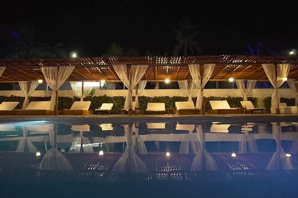 Front of property - evening/night