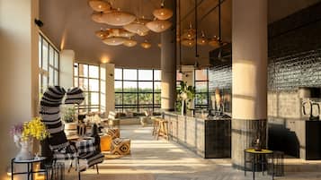Coin salon dans le hall