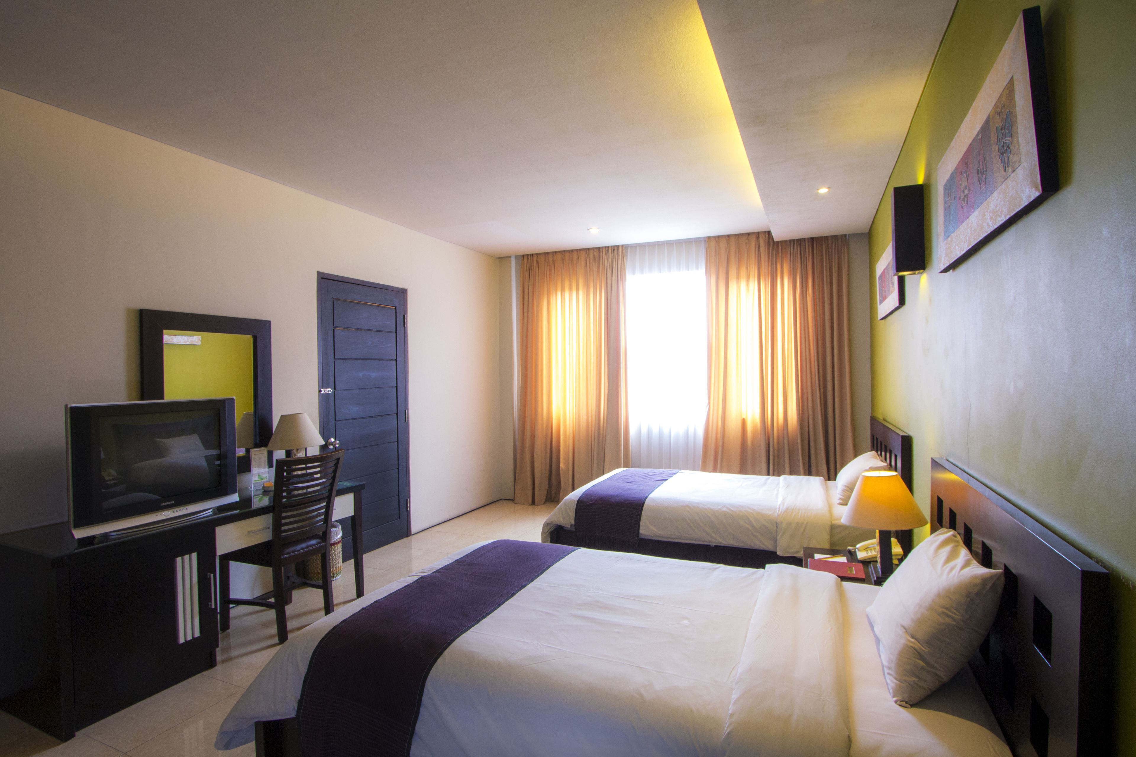 superior twin room | view from room