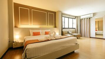 Ropa de cama hipoalergénica y minibar