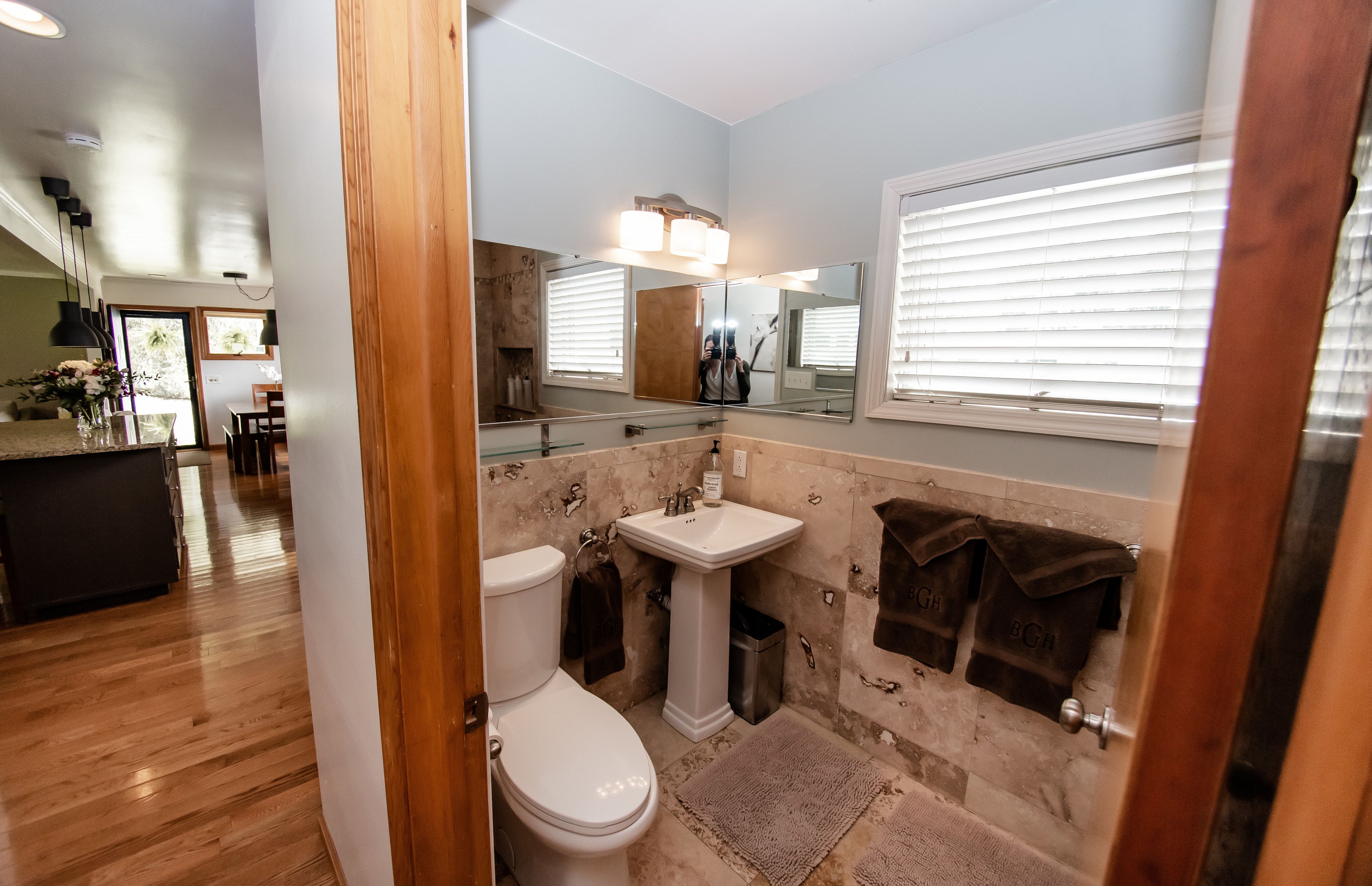 Hus – superior, privat bad, parkutsikt (The Guest House) | Bad