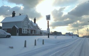Front of property – evening/night