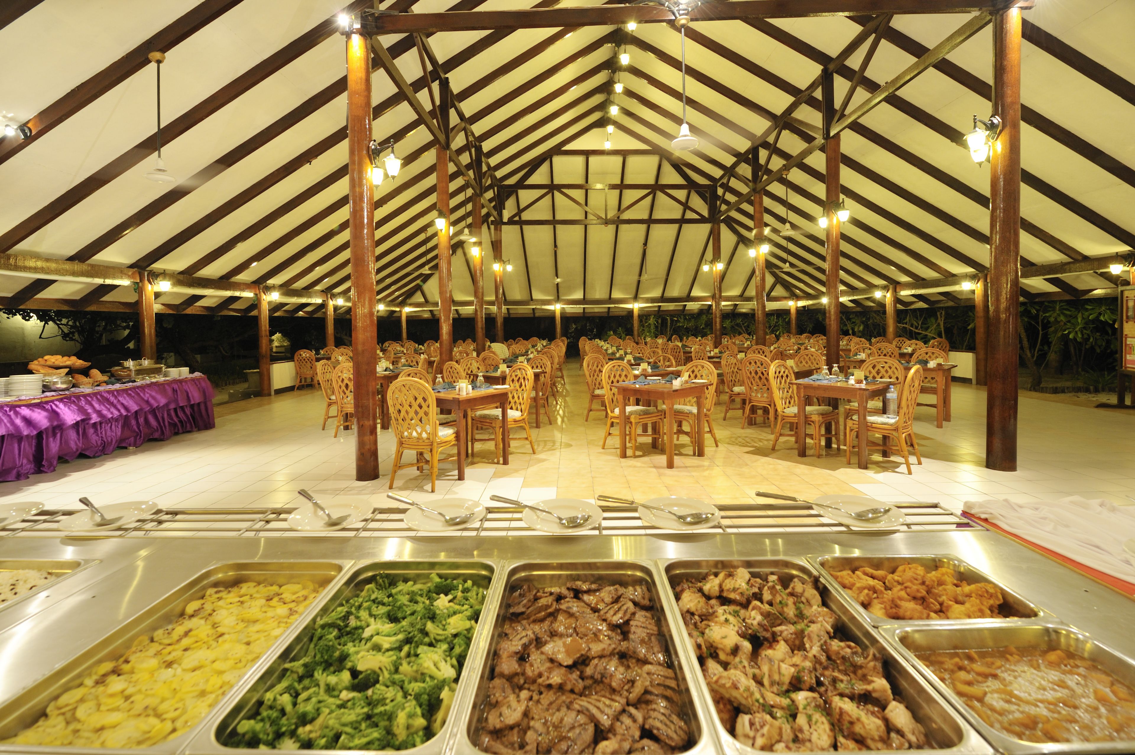 breakfast, lunch, dinner served; international cuisine, beach views