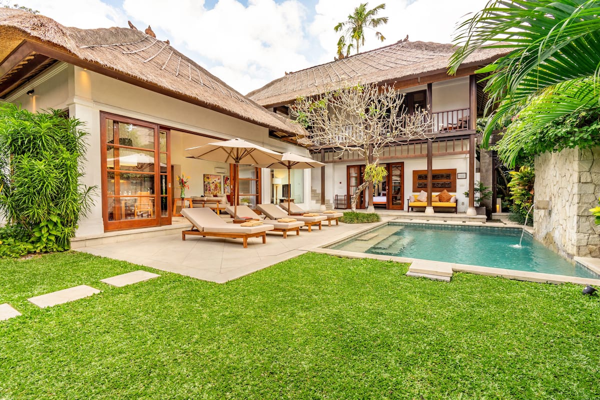 Villa, 4 Schlafzimmer, eigener Pool (Villa Umarya) | Blick auf den Garten