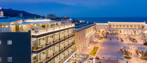 Front of property – evening/night