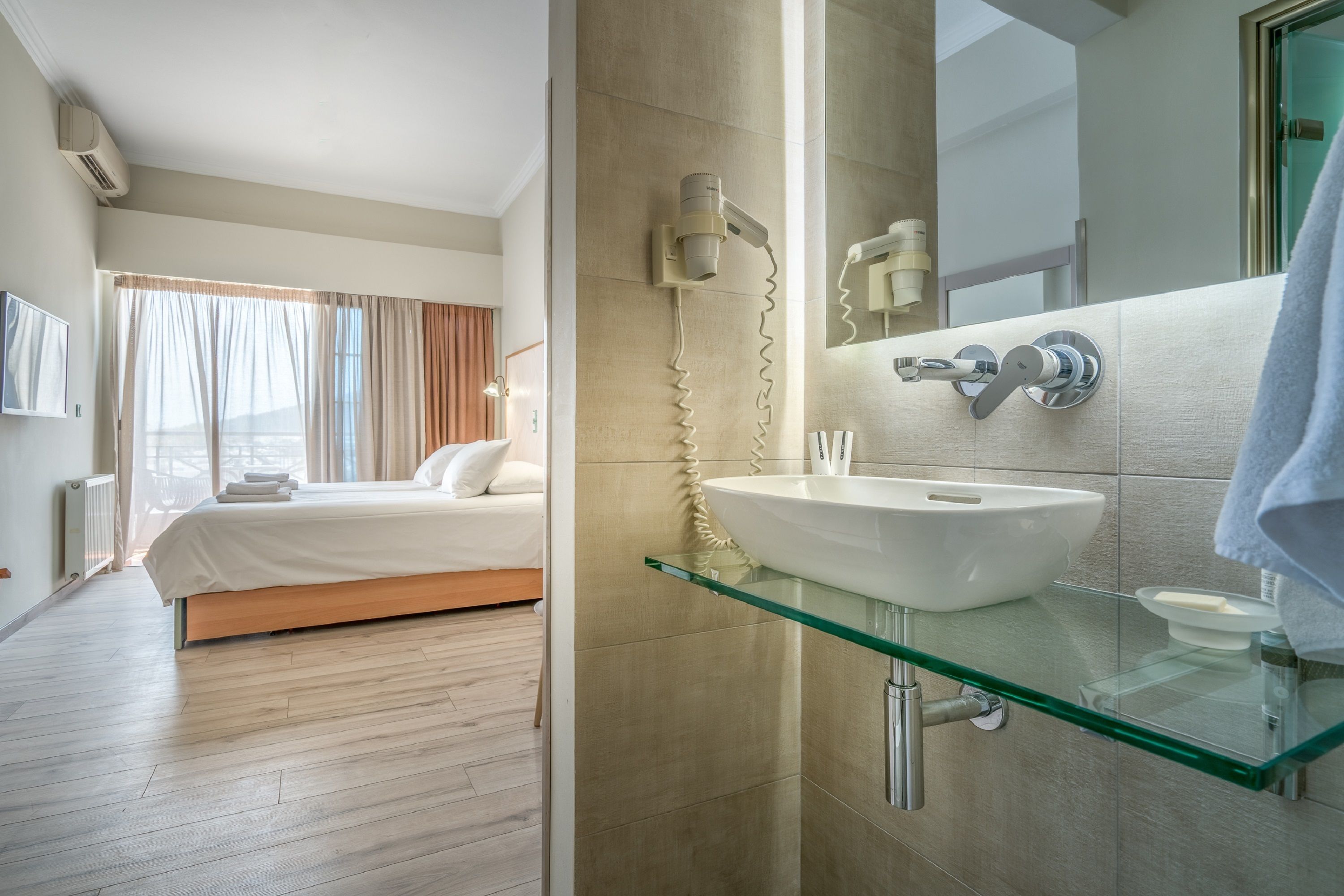 double or twin room, sea view | premium bedding, in-room safe, iron/ironing board, free wifi