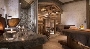 Sauna, bain à remous, hammam, hammam, soins corporels