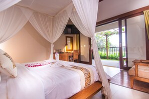 Vil·la, 1 dormitori, piscina privada (Rice Field View) | Llençols de cotó egipci i roba de llit d'alta qualitat 