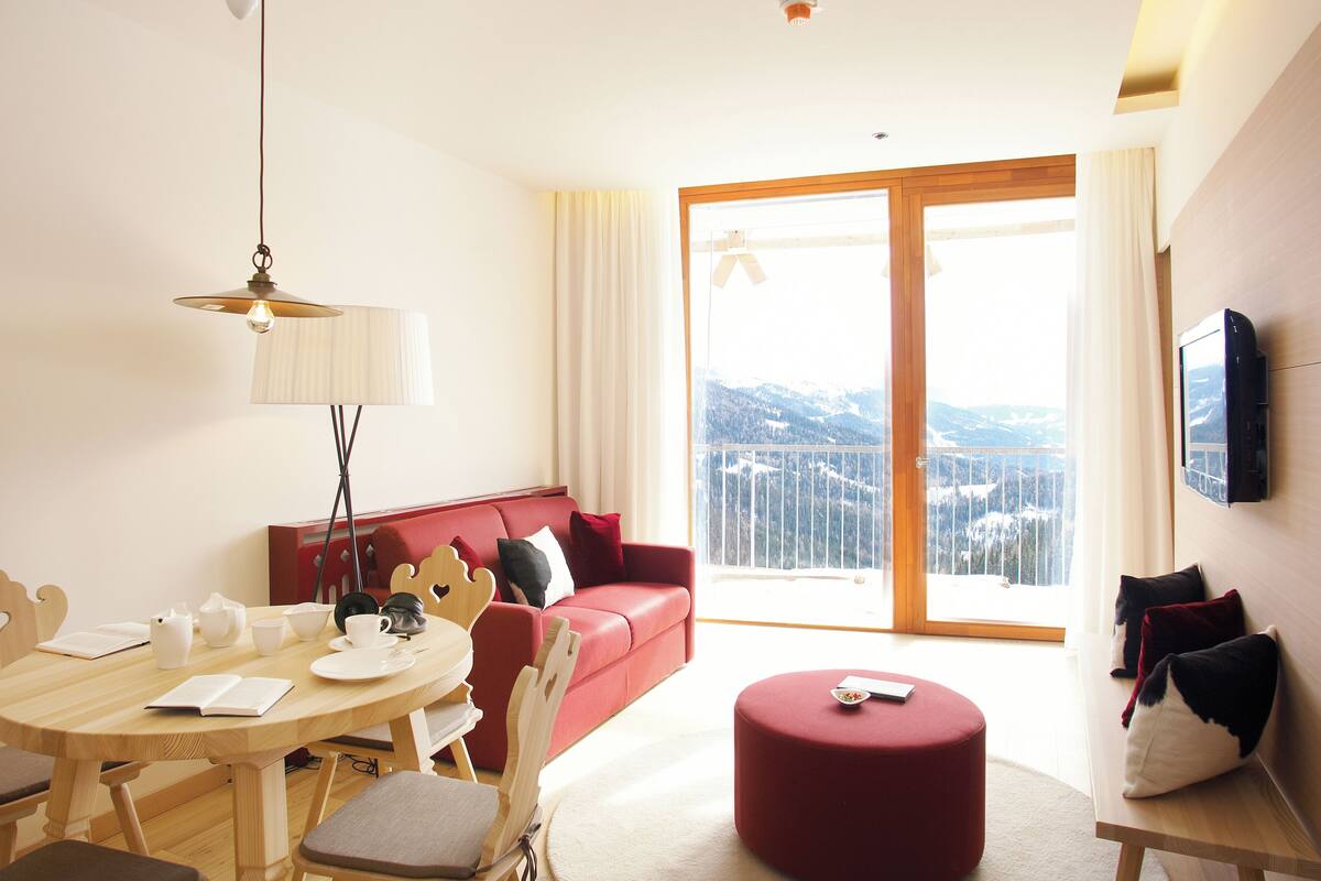 Apartemen Comfort, balkon, pemandangan gunung (4 Persons) | Pemandangan dari kamar