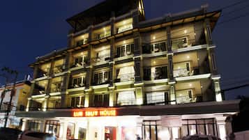 Front of property – evening/night