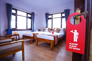 In-room safe, desk, blackout curtains, iron/ironing board - Alliance Hotel - Boudhanath Stupa (Gokarneshwar)