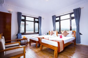 In-room safe, desk, blackout curtains, iron/ironing board - Alliance Hotel - Boudhanath Stupa (Gokarneshwar)