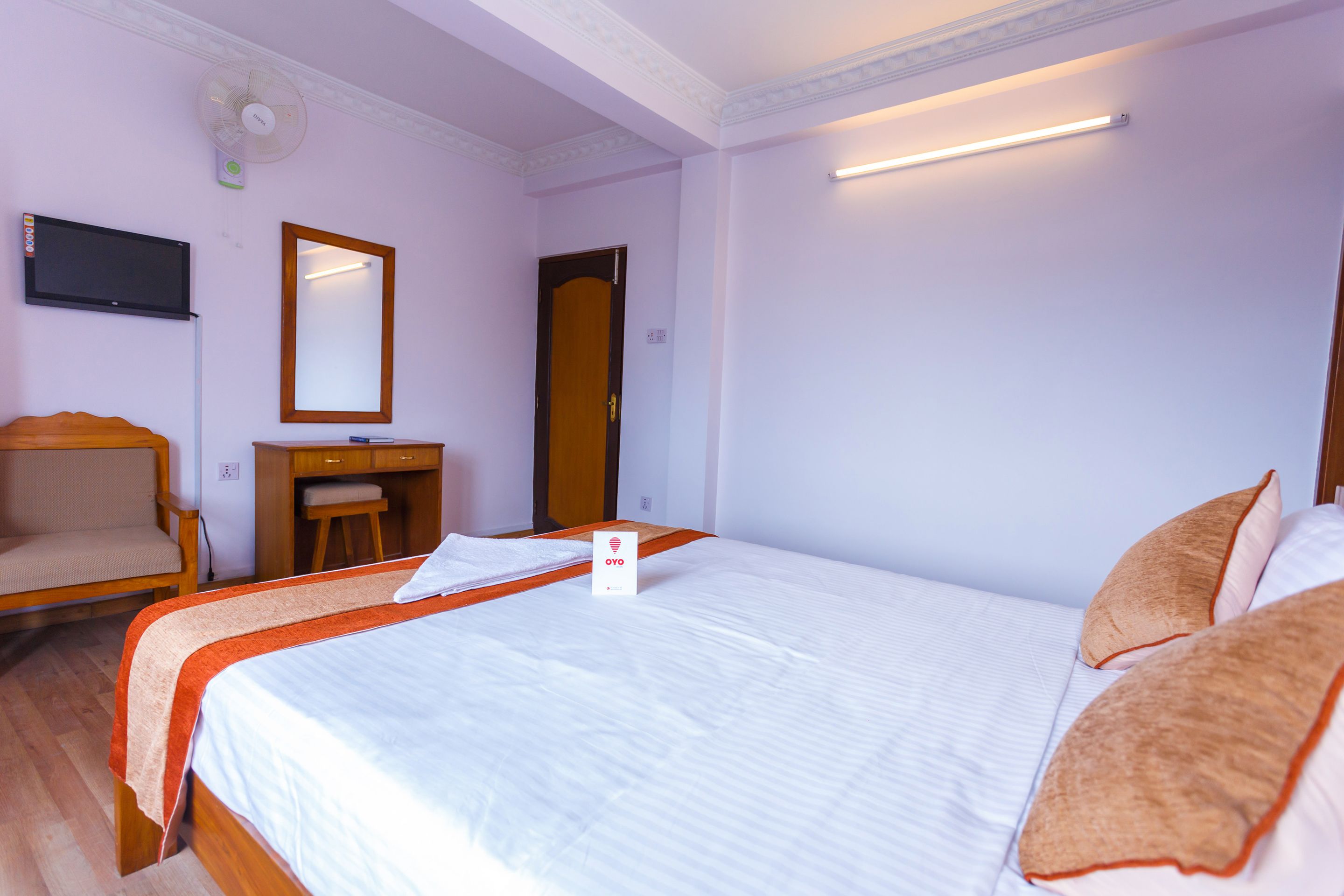 standard double or twin room, 1 double bed, private bathroom | in-room safe, desk, blackout curtains, iron/ironing board