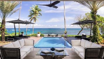 Hus - 5 sovrum - icke-rökare - balkong (Oceanfront) | Pool | 2 utomhuspooler och bassäng med vattenfall