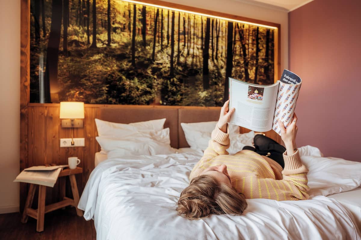 2 bedrooms, hypo-allergenic bedding, in-room safe