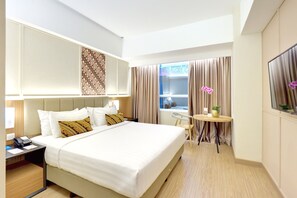 Habitación doble Grand (Deluxe) | Ropa de cama de alta calidad y minibar 