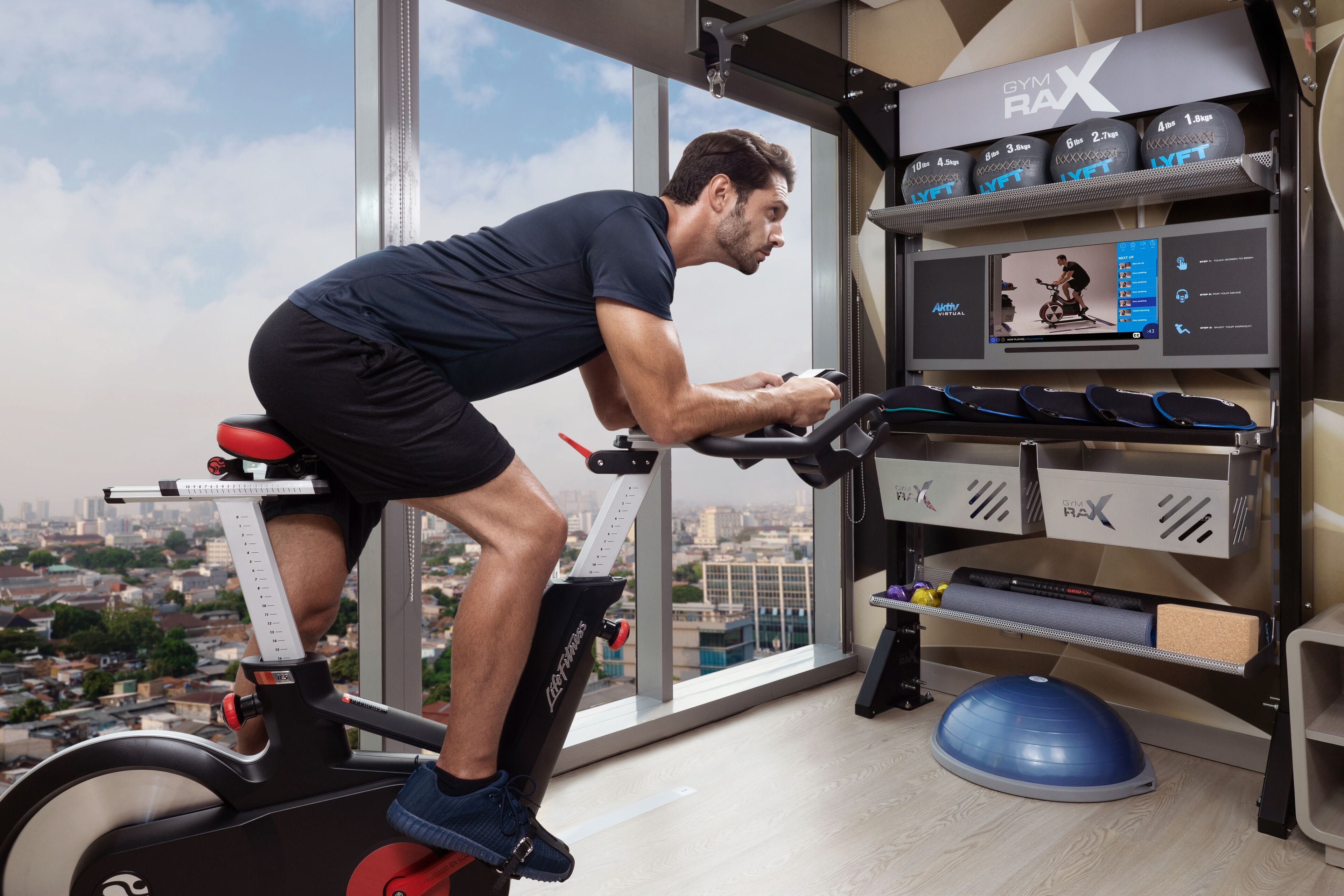 room, 1 king bed (fitness) | premium bedding, minibar, in-room safe, desk