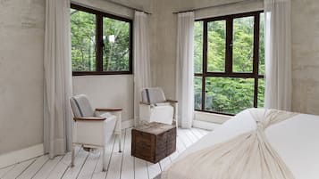 基本客房, 1 張特大雙人床 | Tempur-Pedic 床墊、房內夾萬、獨特設計、獨特裝修