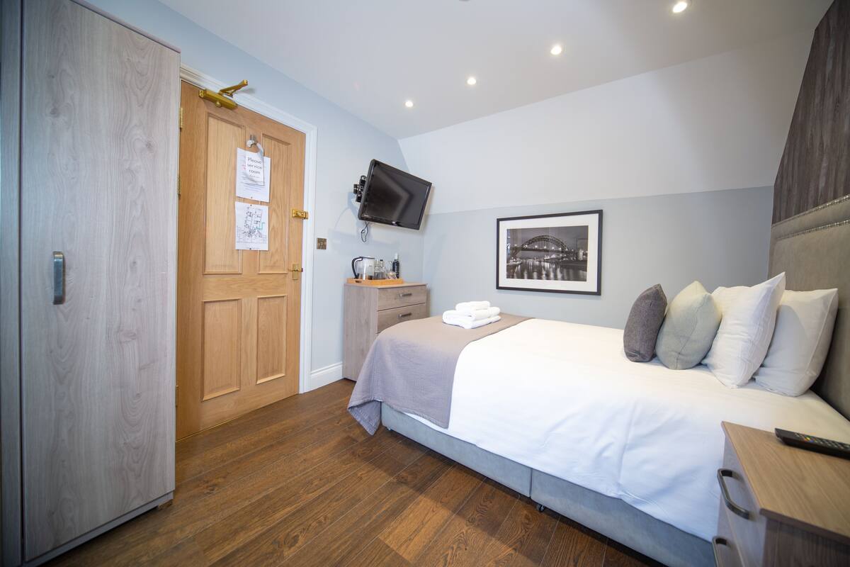 Eenpersoonskamer, en-suite badkamer