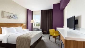 Premium bedding, minibar, in-room safe, desk