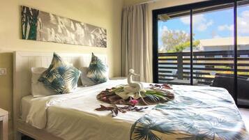 In-room safe, iron/ironing board, free cribs/infant beds, bed sheets