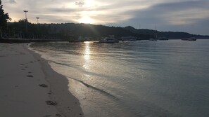 Beach nearby, white sand