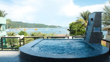 Suite, Sea View (King Suite Sea View & Pool) | Rooftop pool | Outdoor pool, pool umbrellas, pool loungers