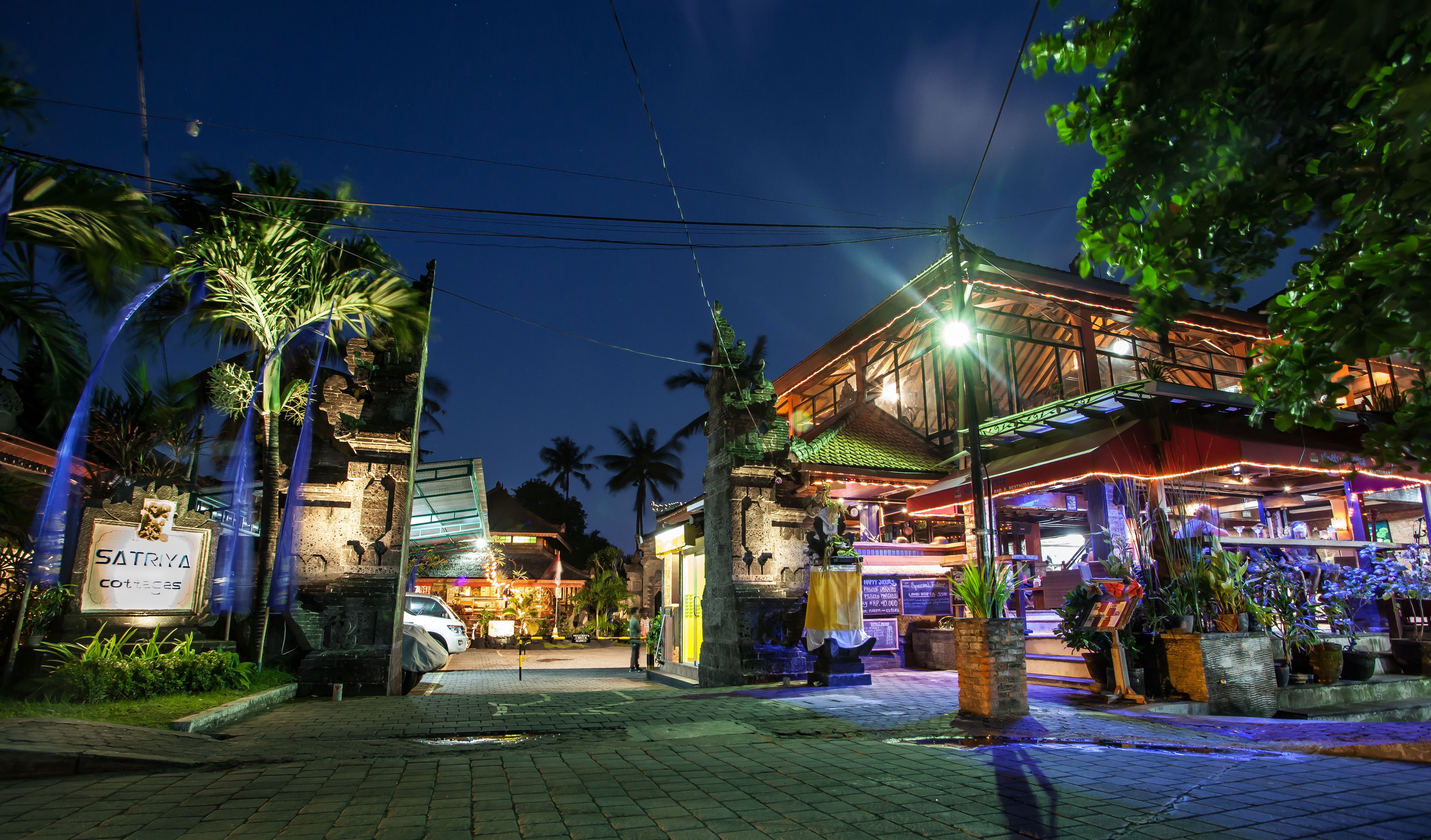 front of property – evening/night