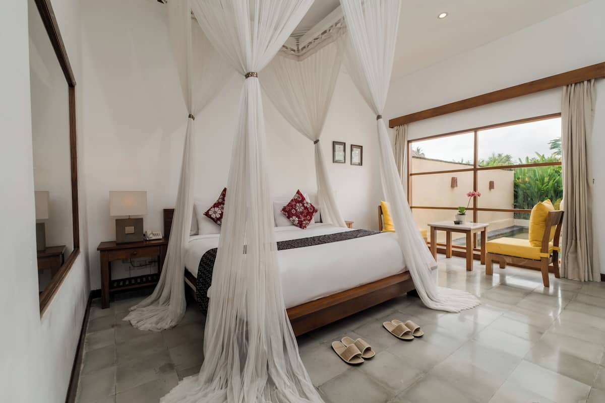 Comfort Villa, 1 Bedroom, Private Pool | Egyptian cotton sheets, premium bedding, minibar, in-room safe