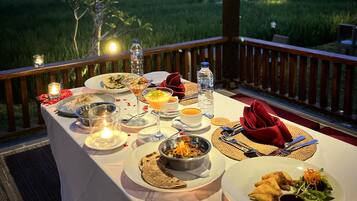 Vue depuis lâhĂ©bergement