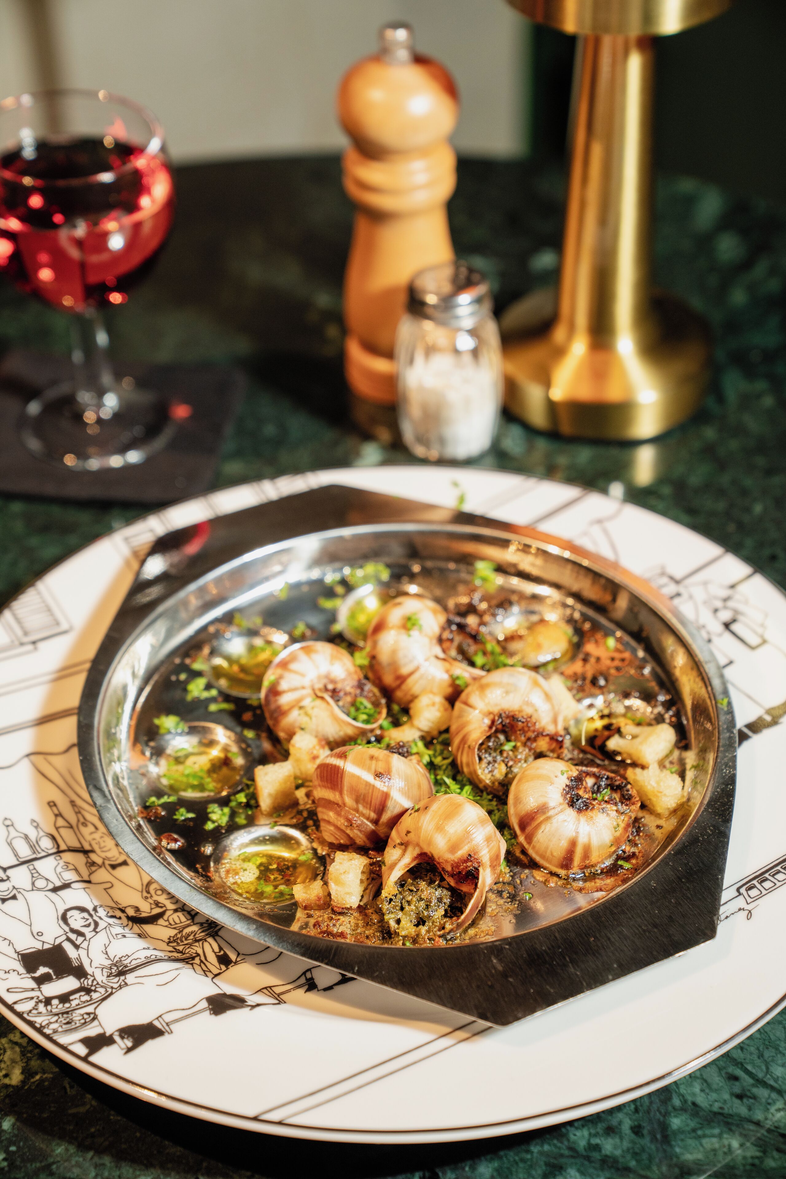 dinner served, japanese cuisine, garden views