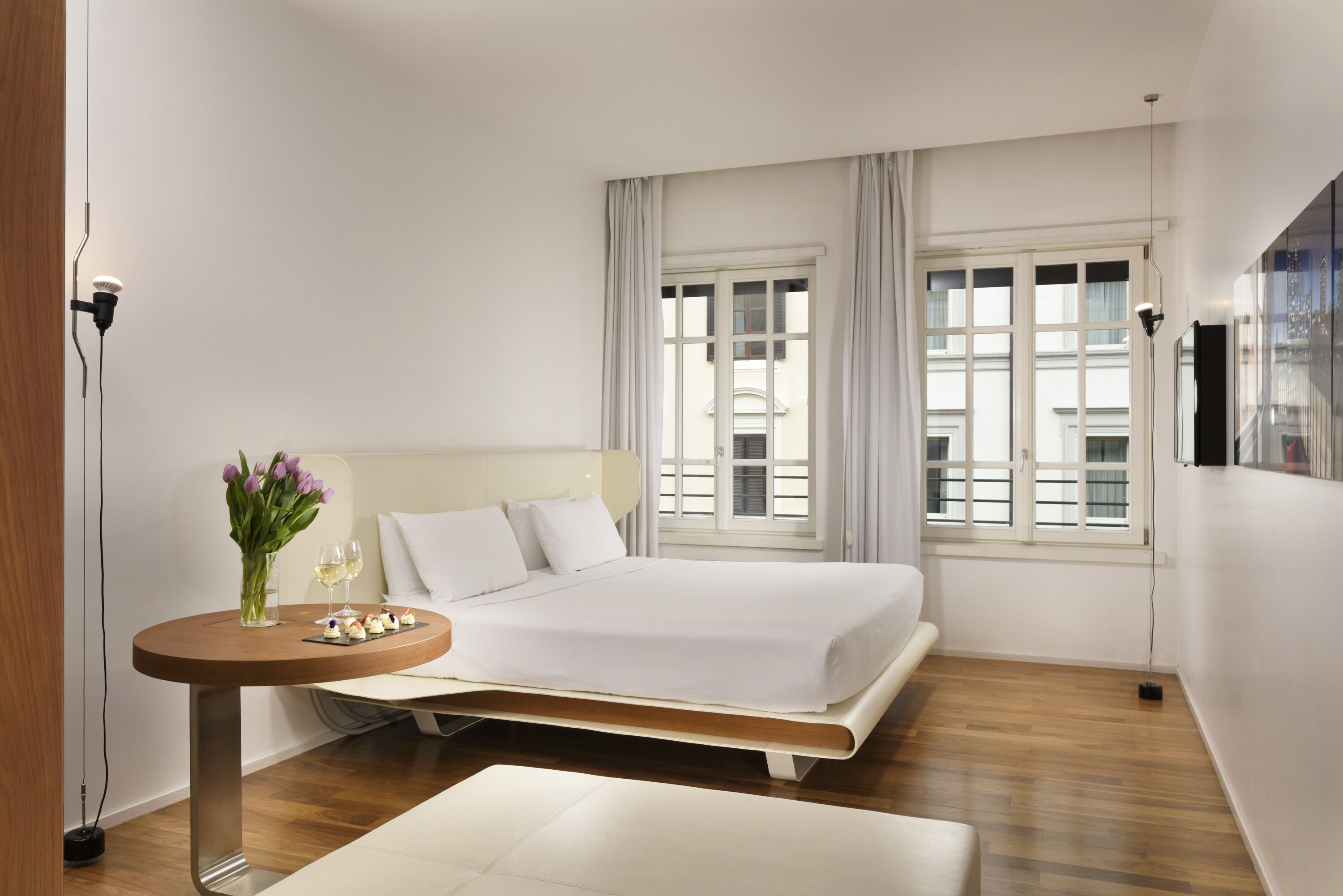 egyptian cotton sheets, premium bedding, down duvets, memory-foam beds