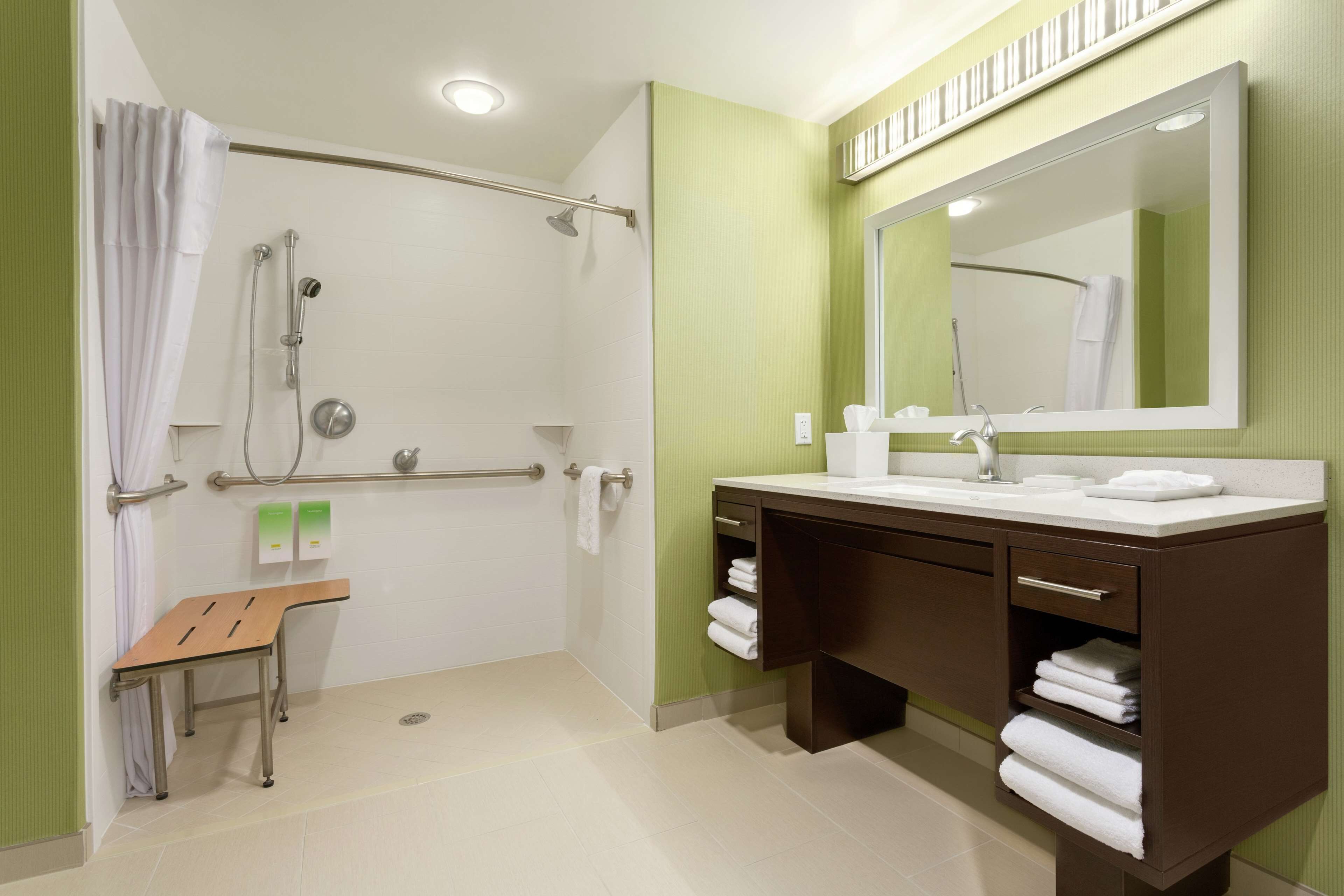 suite, 1 king bed, accessible, non smoking (with shower) | bathroom shower