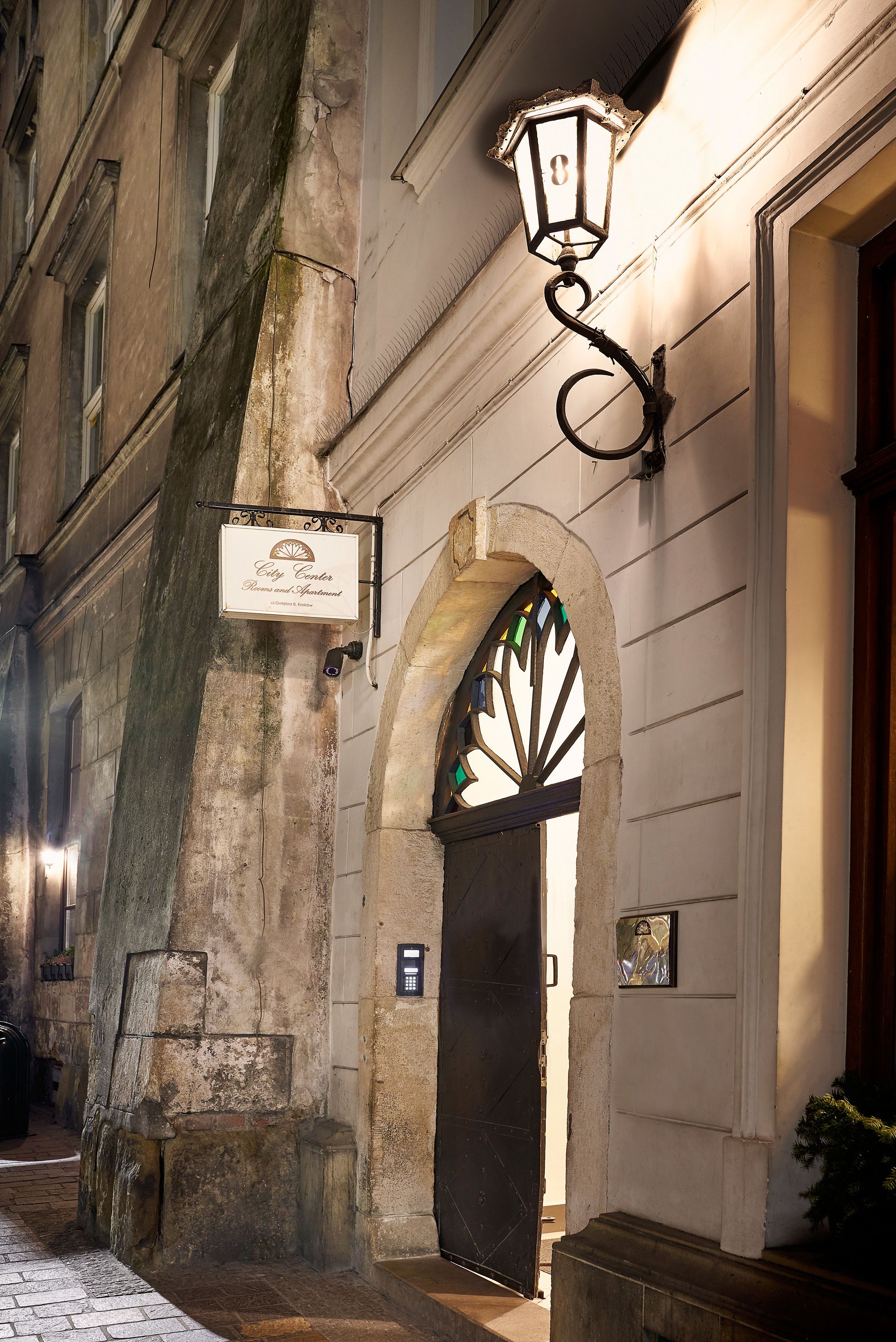 front of property – evening/night