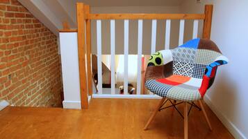 Design Studio Suite, 1 Bedroom, Mezzanine | 1 bedroom, premium bedding, in-room safe, desk